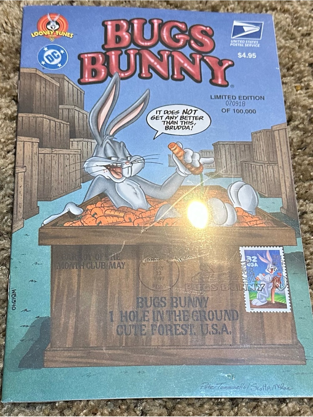 Limited Edition DC Bugs Bunny Comic Book - Sealed